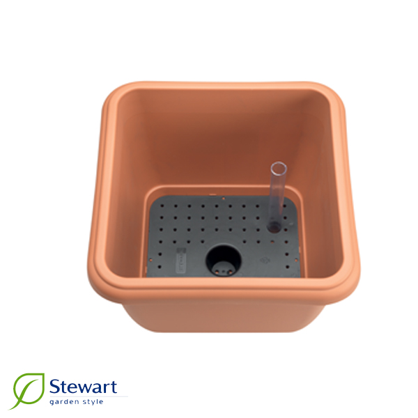 Självvattn kruka 40 cm, terracotta