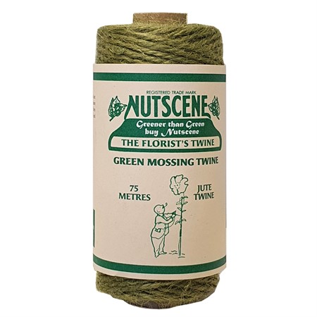 Jute mossing twine 75 m, green