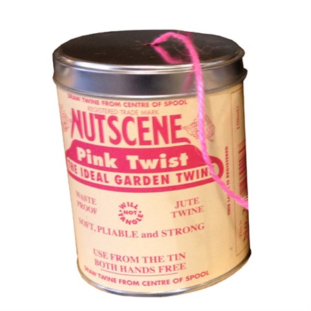 Snöre på burk, rosa 130 m