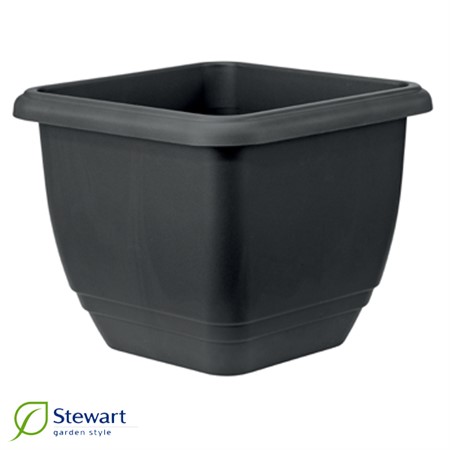 Självvattn kruka 30 cm, svart