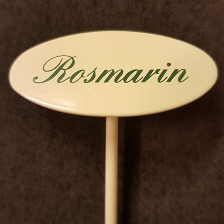 Rosemary sign small on spear