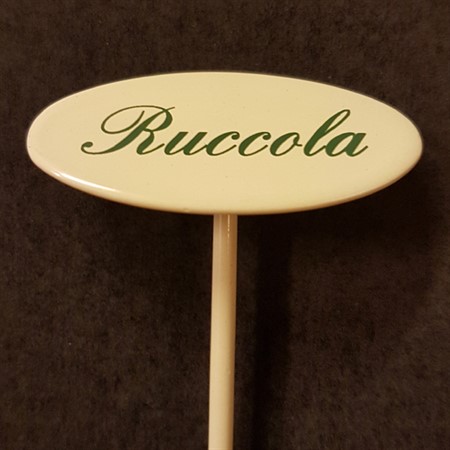 Arugula sign small on spear