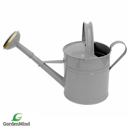 Vattenkanna rund m stril, stengrå 5 L