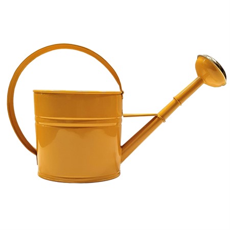 Vattenkanna oval m stril, guldgul 4L