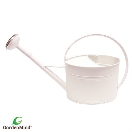 Vattenkanna oval m stril matt vit 7L