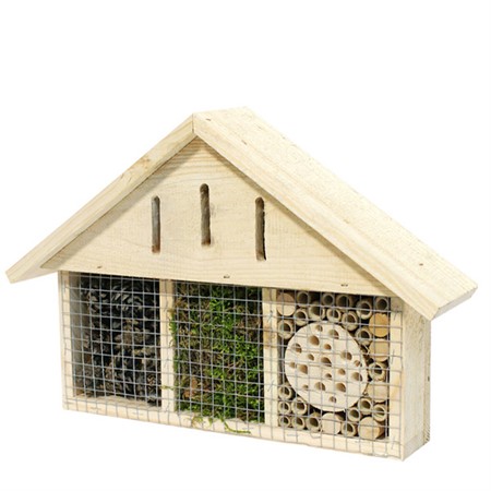 Insektshotell natur (större) 45x9x30 cm