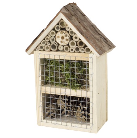 Insektshotell m barktak 3 rum