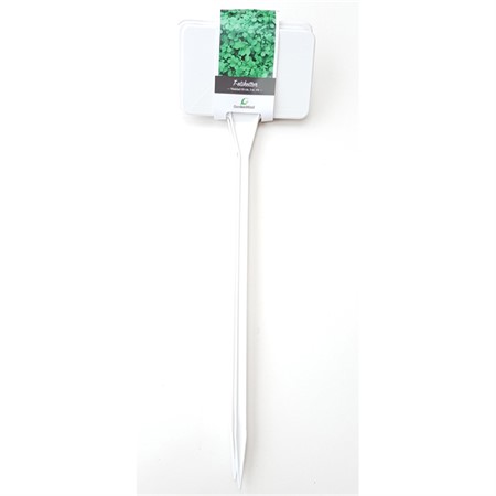 T-etikett vinklad 53 cm, vit 3 st