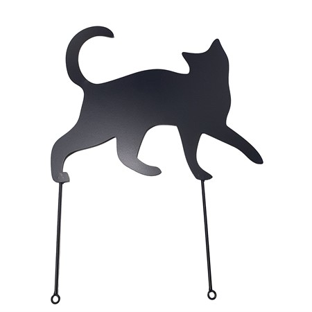 Katt, svart matt 30*40cm