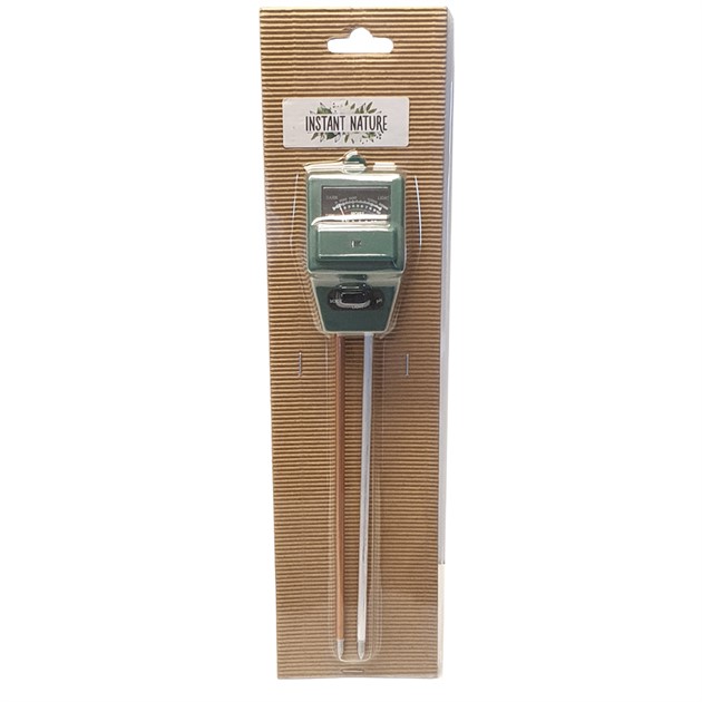 pH-, ljus- och fuktighetsmätare