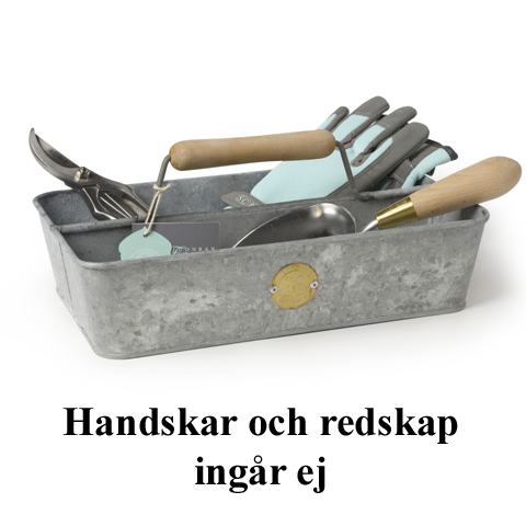 Väska/korg galvaniserad m träh-tag Sophie Conran