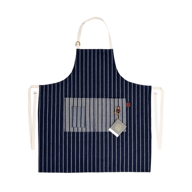 Förkläde m fickor - Sophie Conran, blårandig