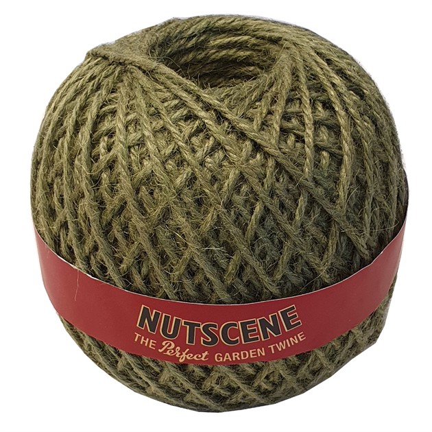 Grön jute bunt 130 m,  tjock