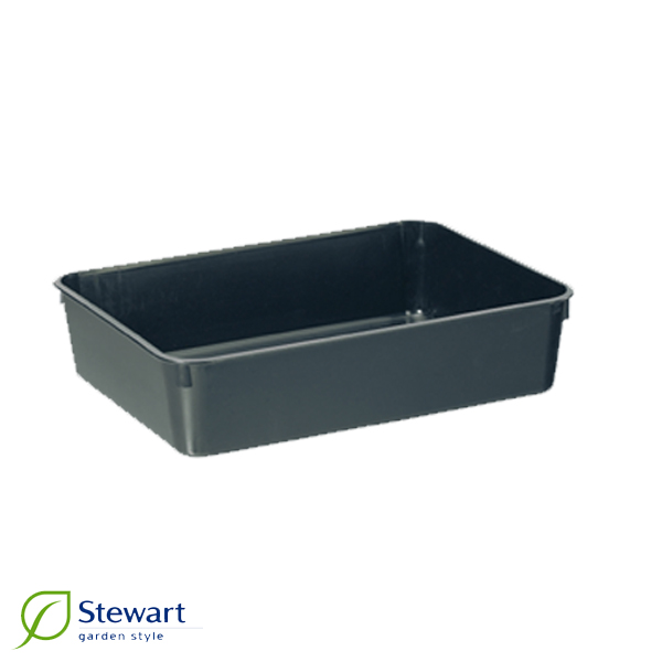 Sålåda utan hål 22cm, svart