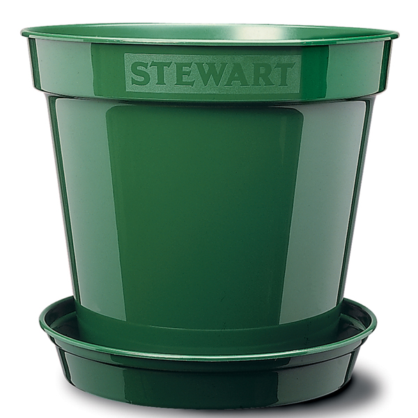 Plastkruka 7', mörkgrön