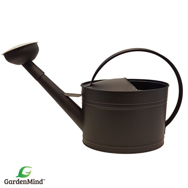 Vattenkanna oval m stril matt svart 10L