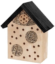 Insektshotell  med tre kammare