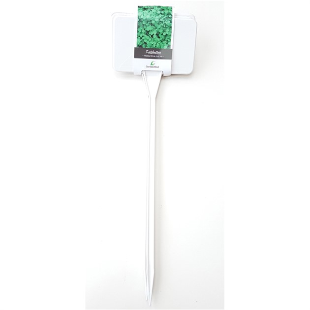 T-etikett vinklad 53 cm, vit 3 st