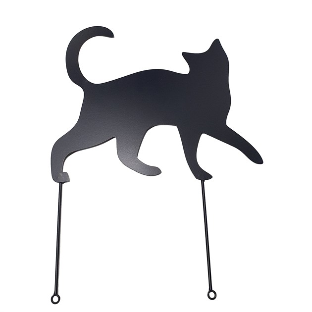 Katt, svart matt 30*40cm