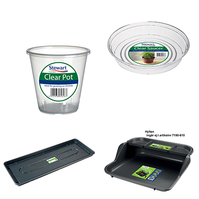 Krukor,Fat &amp; Lådor i Plast