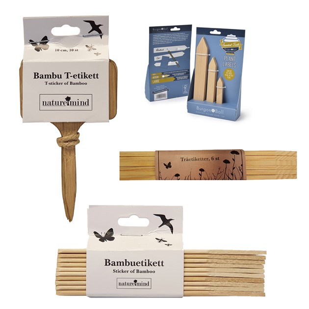 Etiketter - Trä &amp; Bambu
